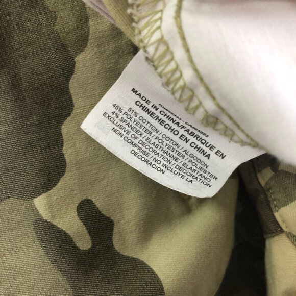 Nike Golf Shorts Boys Large Green Camo Adjustable Waistband 10" Inseam - Picture 5 of 10